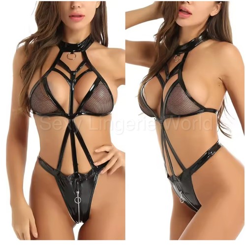 Latex body teddy - latex,