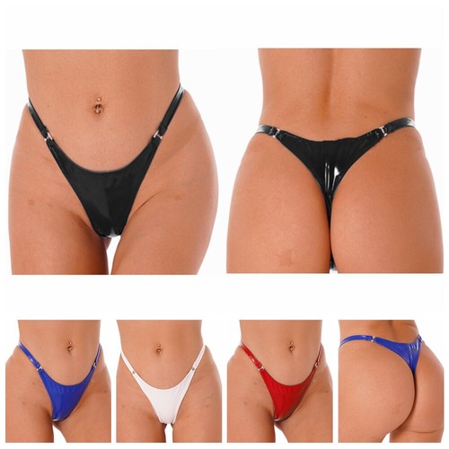 Womens pvc latex - latex, thong