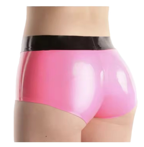 Women latex rubber briefs - latex,