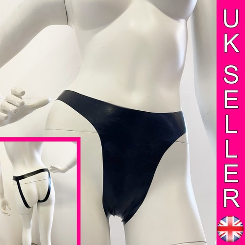 Latex open back briefs - briefs, rubber