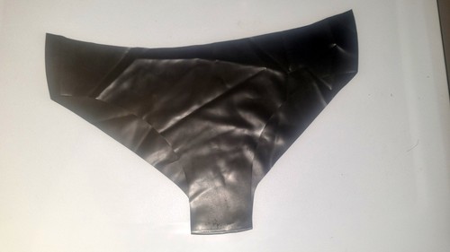 Latex rubber panties small - latex,