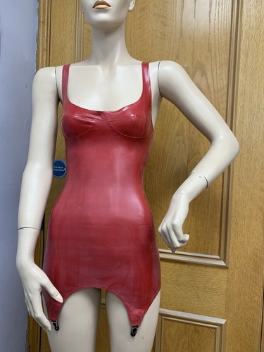 Red latex rubber plunge - red,