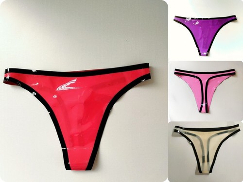 Latex rubber womens - rubber, thong