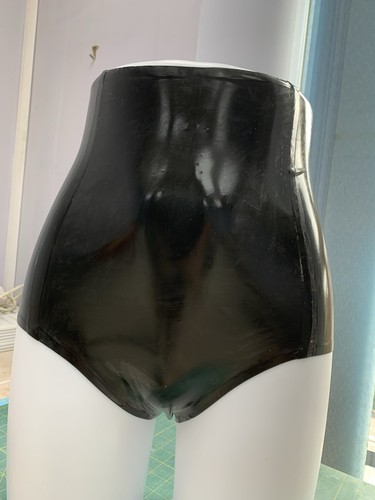 Latex high waist - latex, black