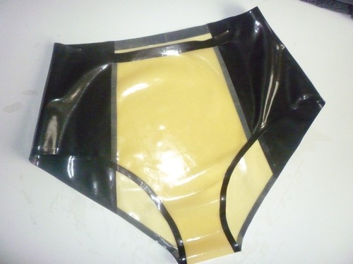 High waisted latex rubber - high,