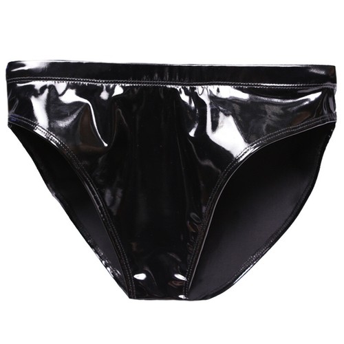 Lady faux latex - latex, briefs