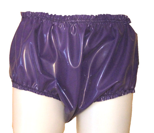 Latex pants rubber full briefs - latex,